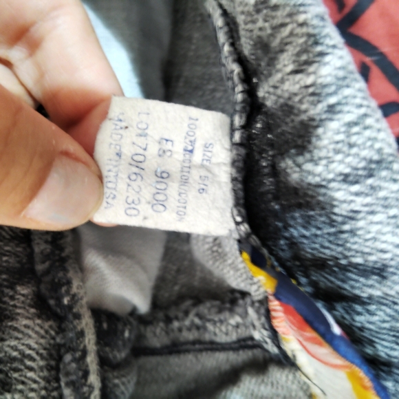 Vtg 80s/90s Panhandle Slim PG Jeans Grey Ultra High Waist Denim Corset Trousers - Picture 9 of 16